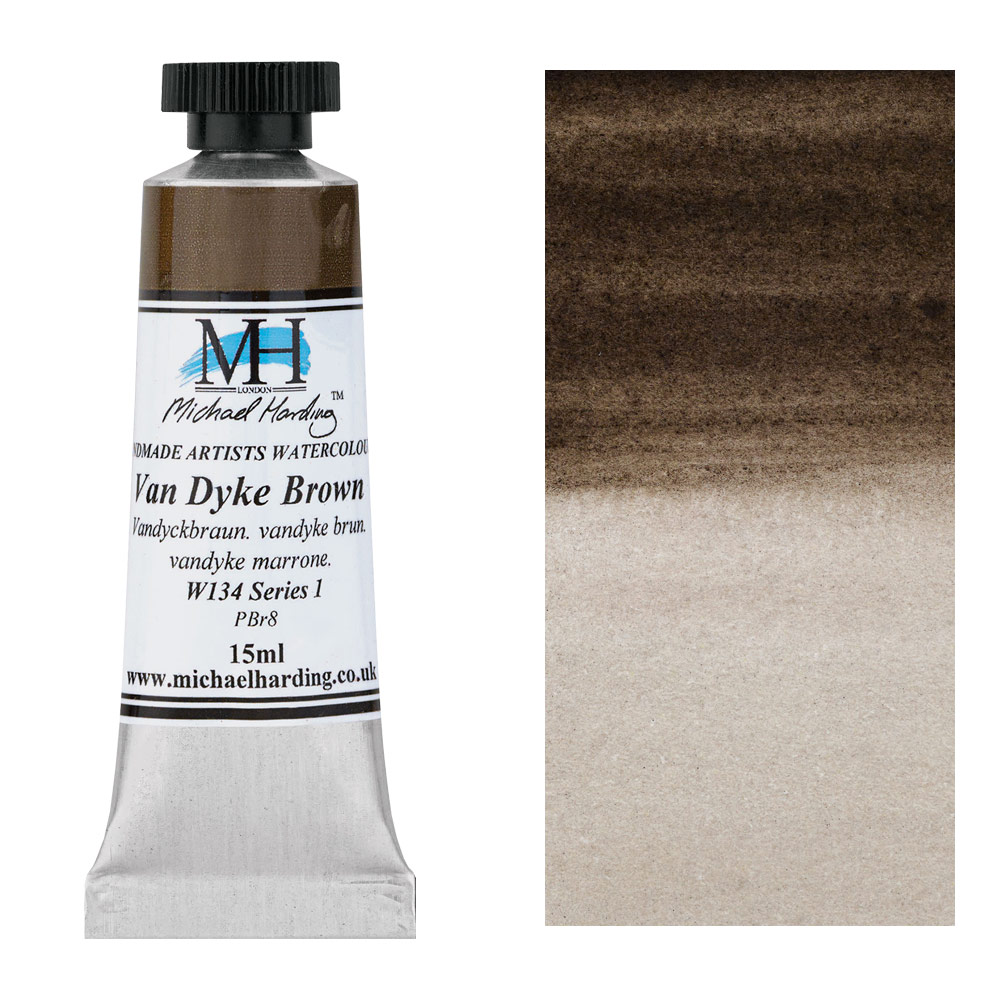 Michael Harding Artists Watercolor 15ml Van Dyke Brown