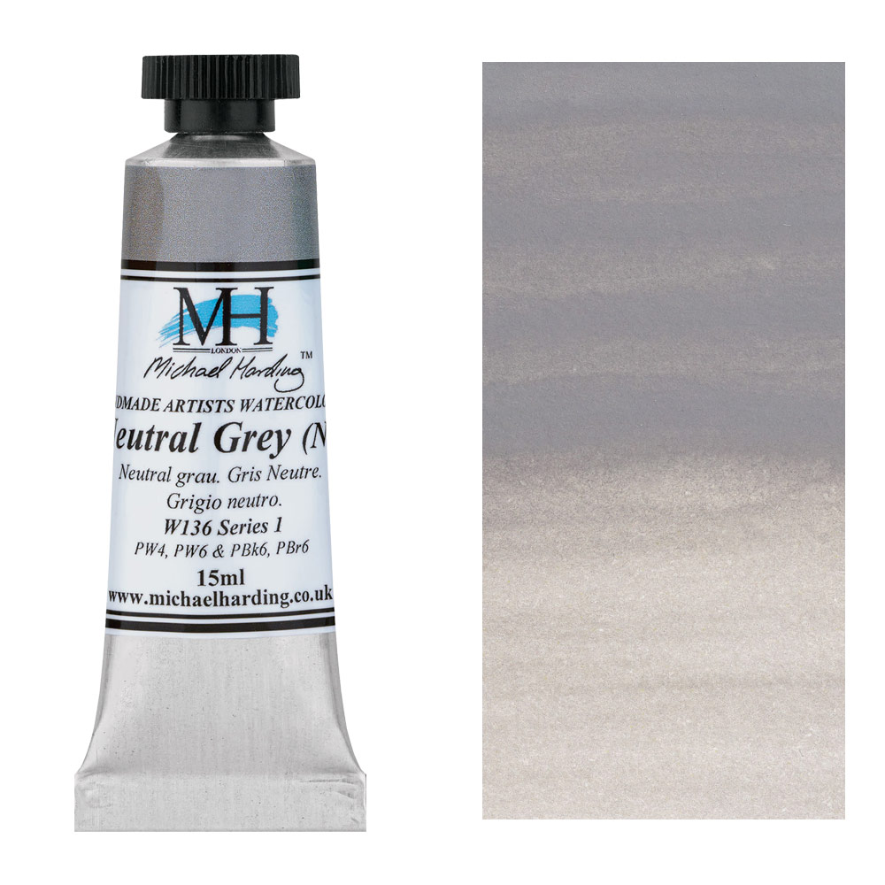 Michael Harding Artists Watercolor 15ml Neutral Gray N5