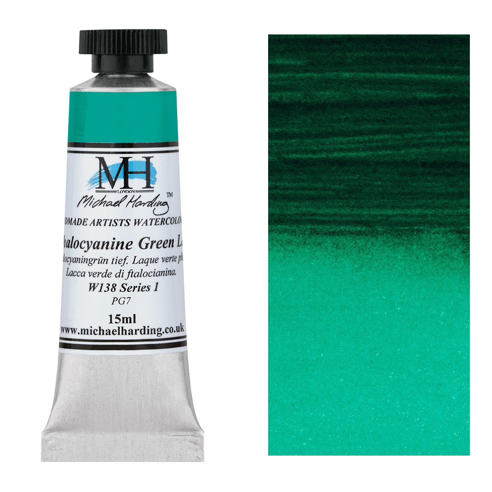 Michael Harding Artists Watercolor 15ml Phthalocyanine Green Lake