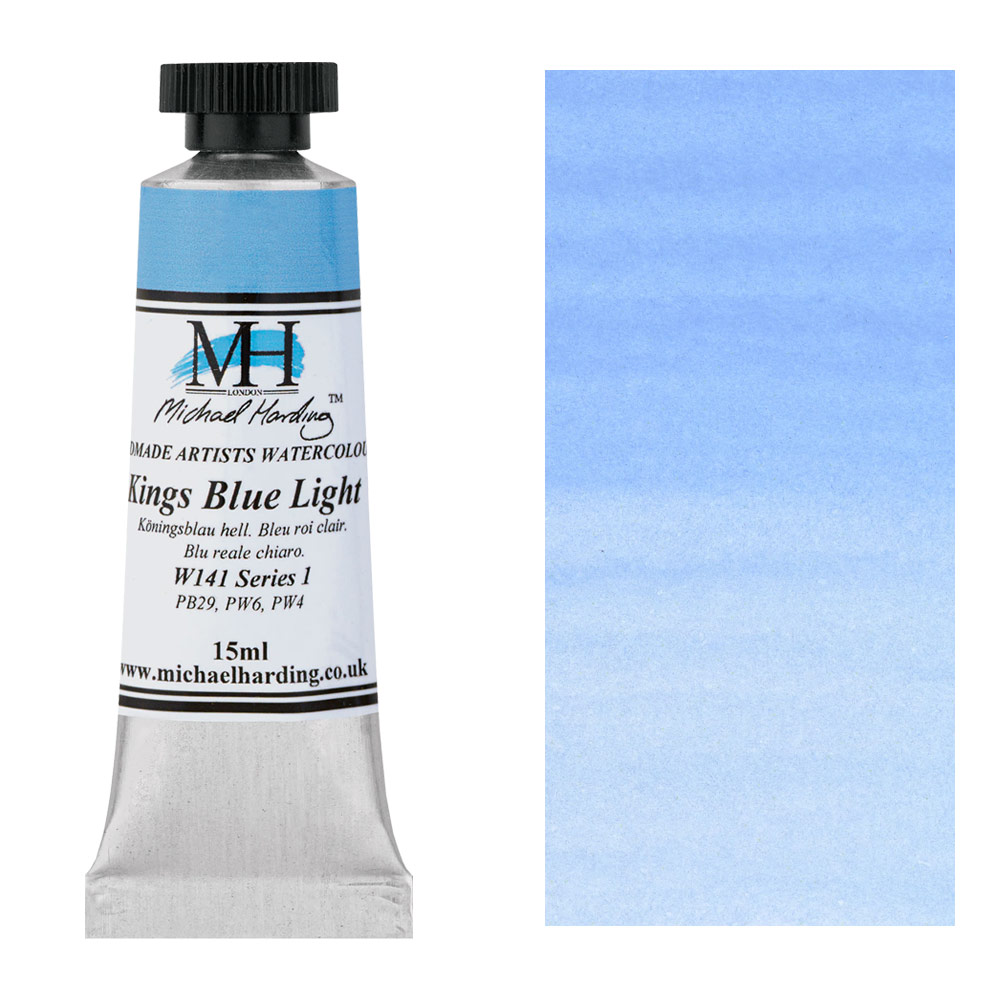 Michael Harding Artists Watercolor 15ml Kings Blue Light