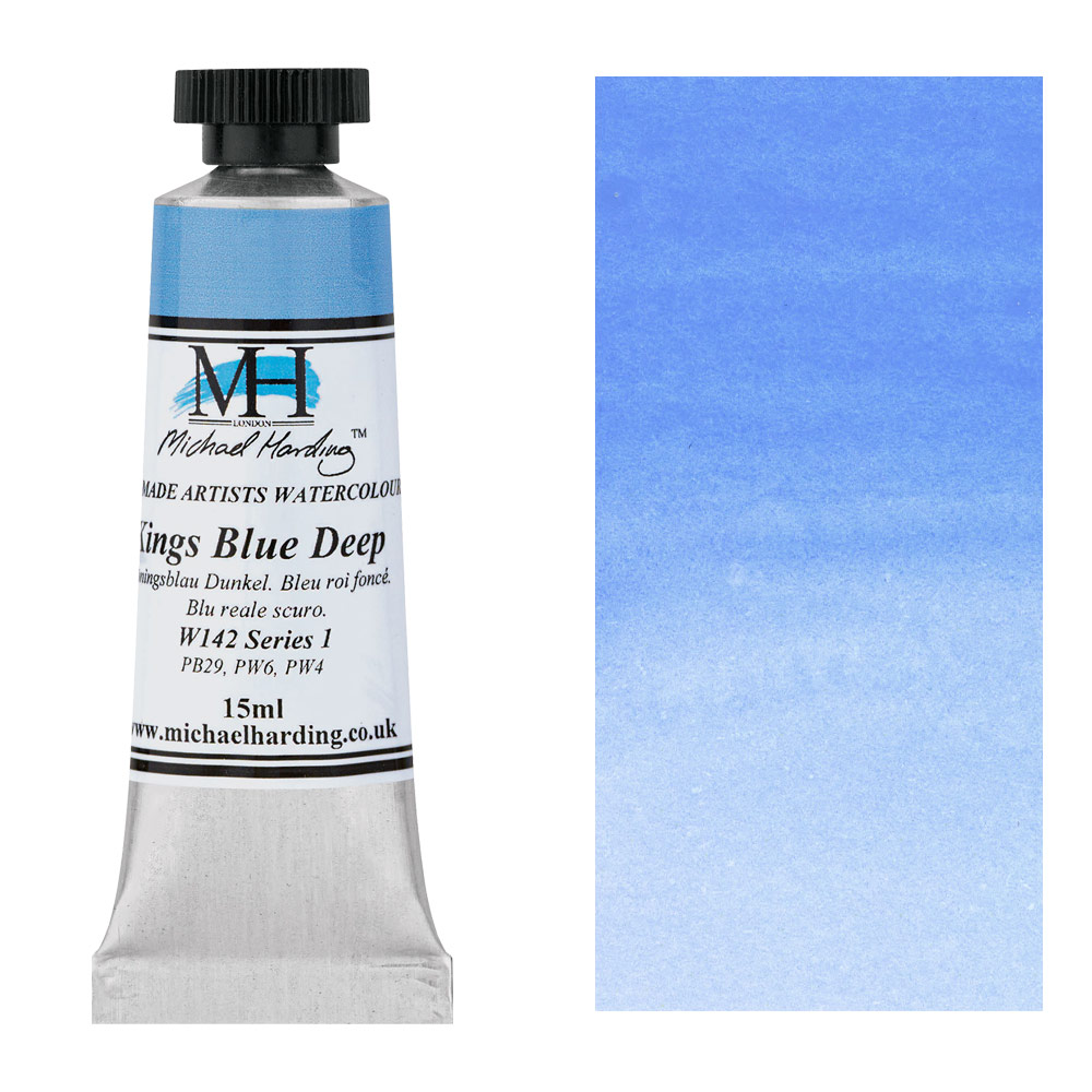 Michael Harding Artists Watercolor 15ml Kings Blue Deep