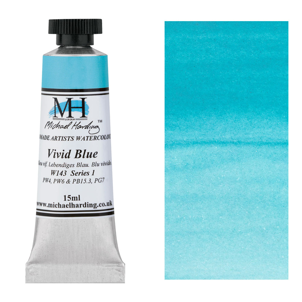 Michael Harding Artists Watercolor 15ml Vivid Blue