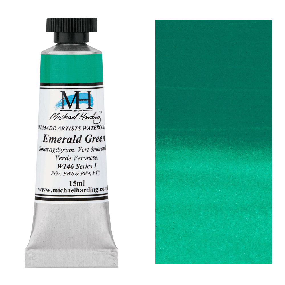 Michael Harding Artists Watercolor 15ml Emerald Green