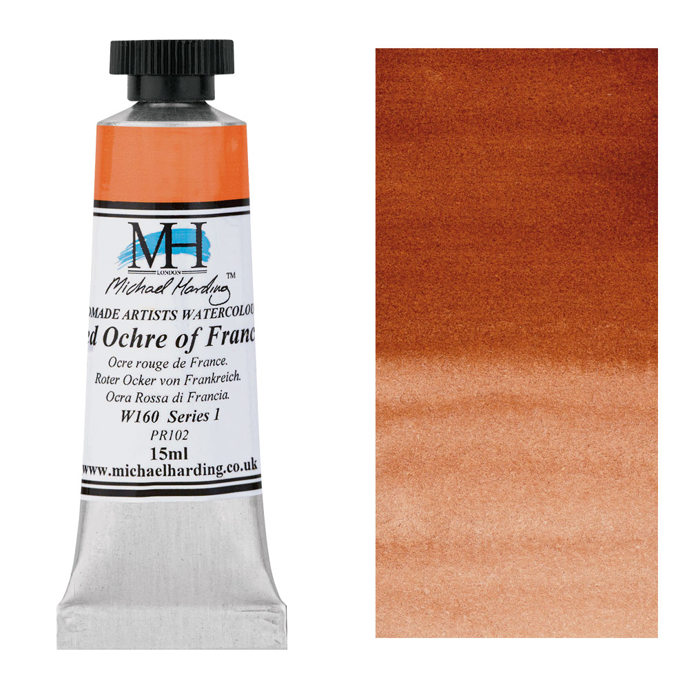 Michael Harding Artists Watercolor 15ml Red Ochre Of France