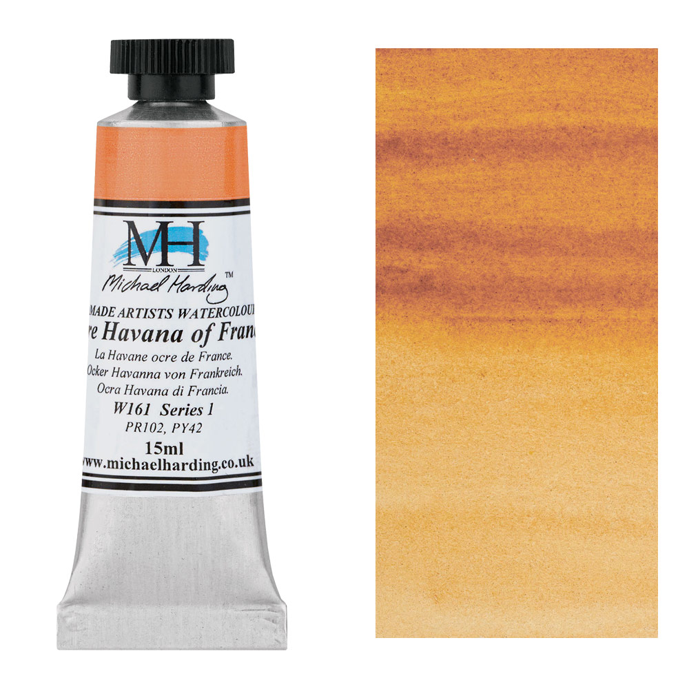 Michael Harding Artists Watercolor 15ml Ochre Havana Of France