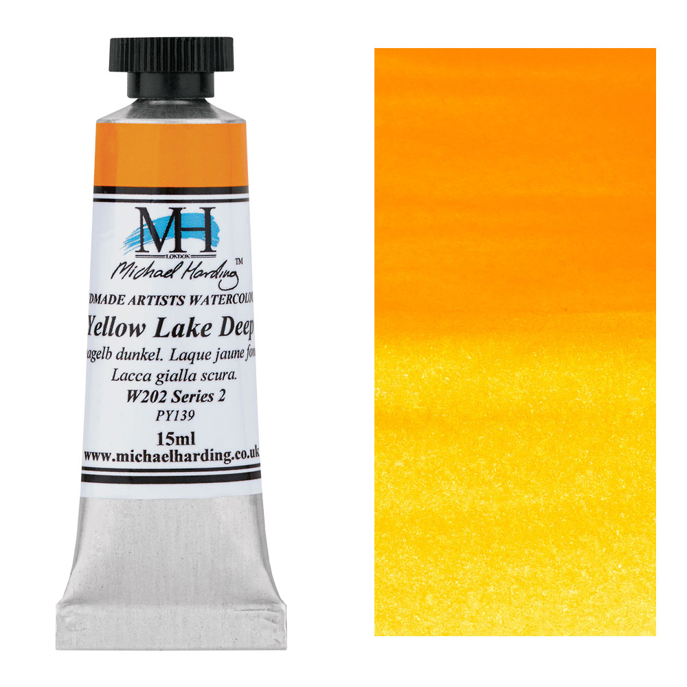 Michael Harding Artists Watercolor 15ml Yellow Lake Deep