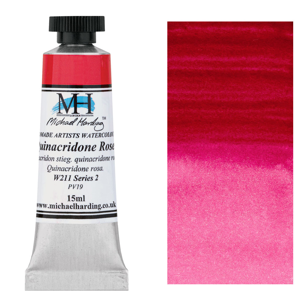 Michael Harding Artists Watercolor 15ml Quinacridone Rose