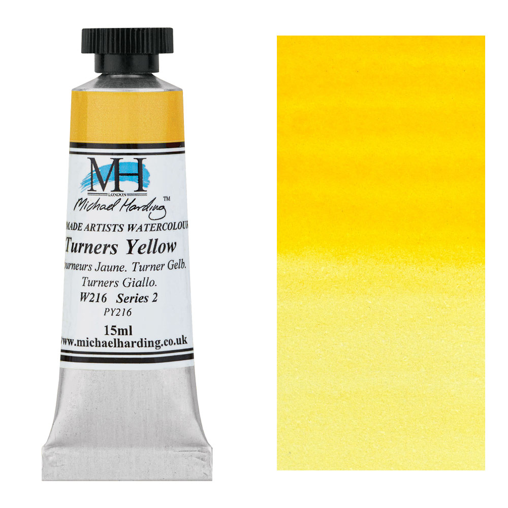 Michael Harding Artists Watercolor 15ml Turners Yellow