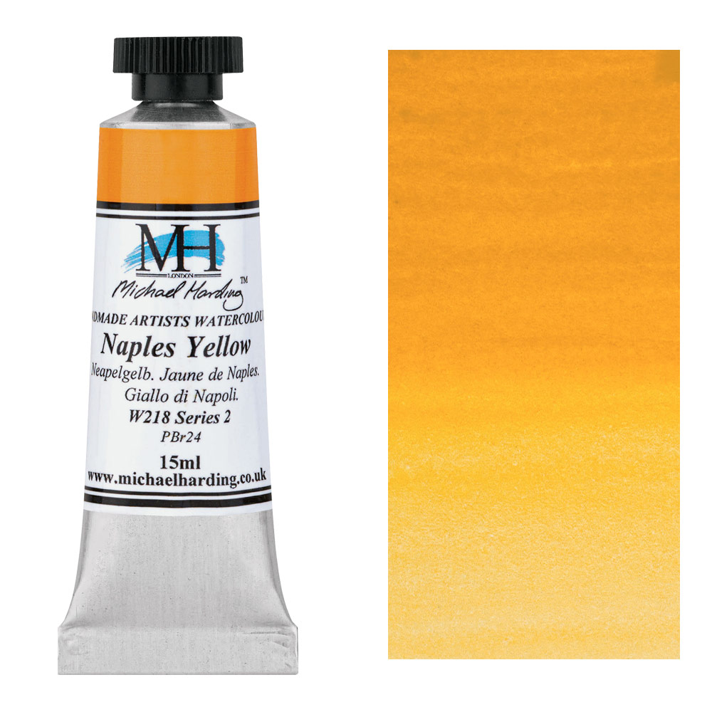 Michael Harding Artists Watercolor 15ml Naples Yellow