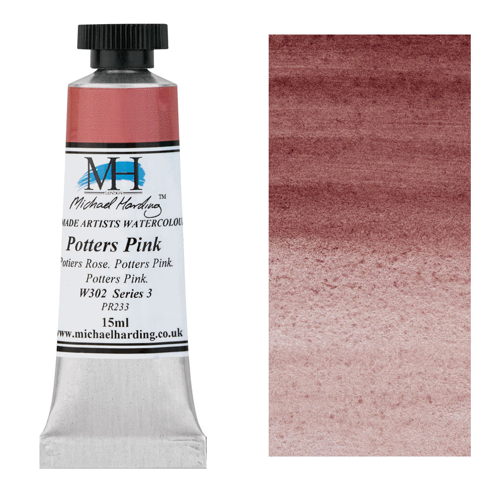 Michael Harding Artists Watercolor 15ml Potters Pink