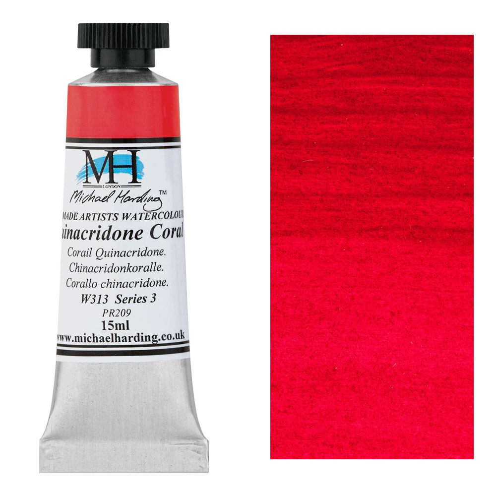 Michael Harding Artists Watercolor 15ml Quinacridone Coral