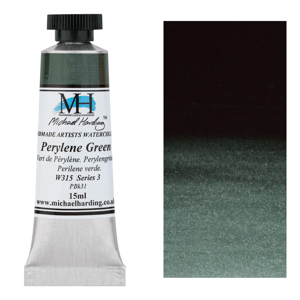 Michael Harding Artists Watercolor 15ml Perylene Green