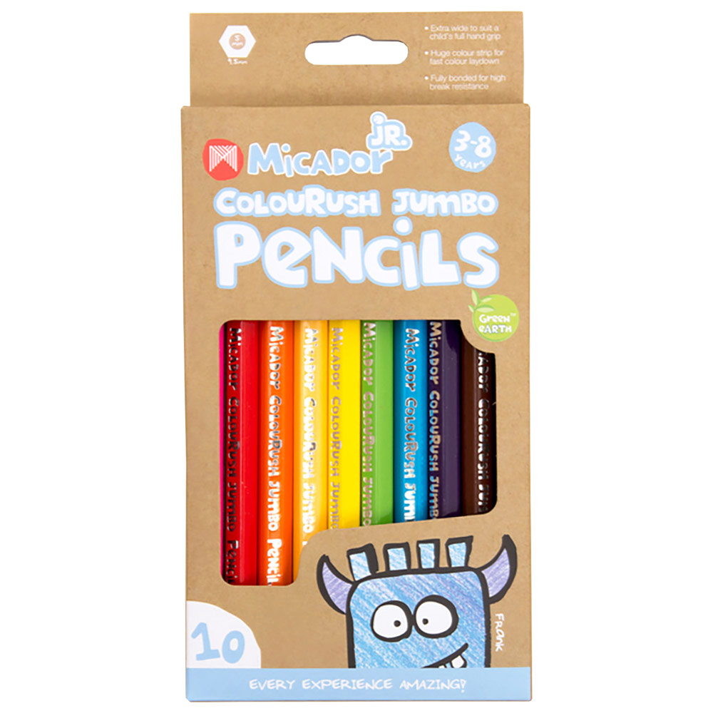 Micador jR. Colourush Jumbo Pencil 10 Set