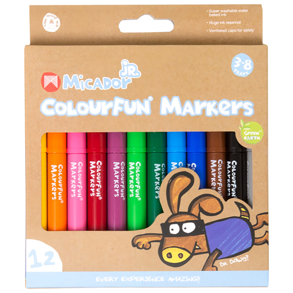 Micador jR. ColourFun Marker 12 Set