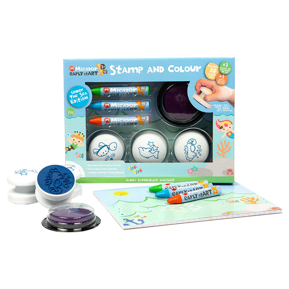 Micador Early StART Stamp & Colour Mini Pack Under the Sea