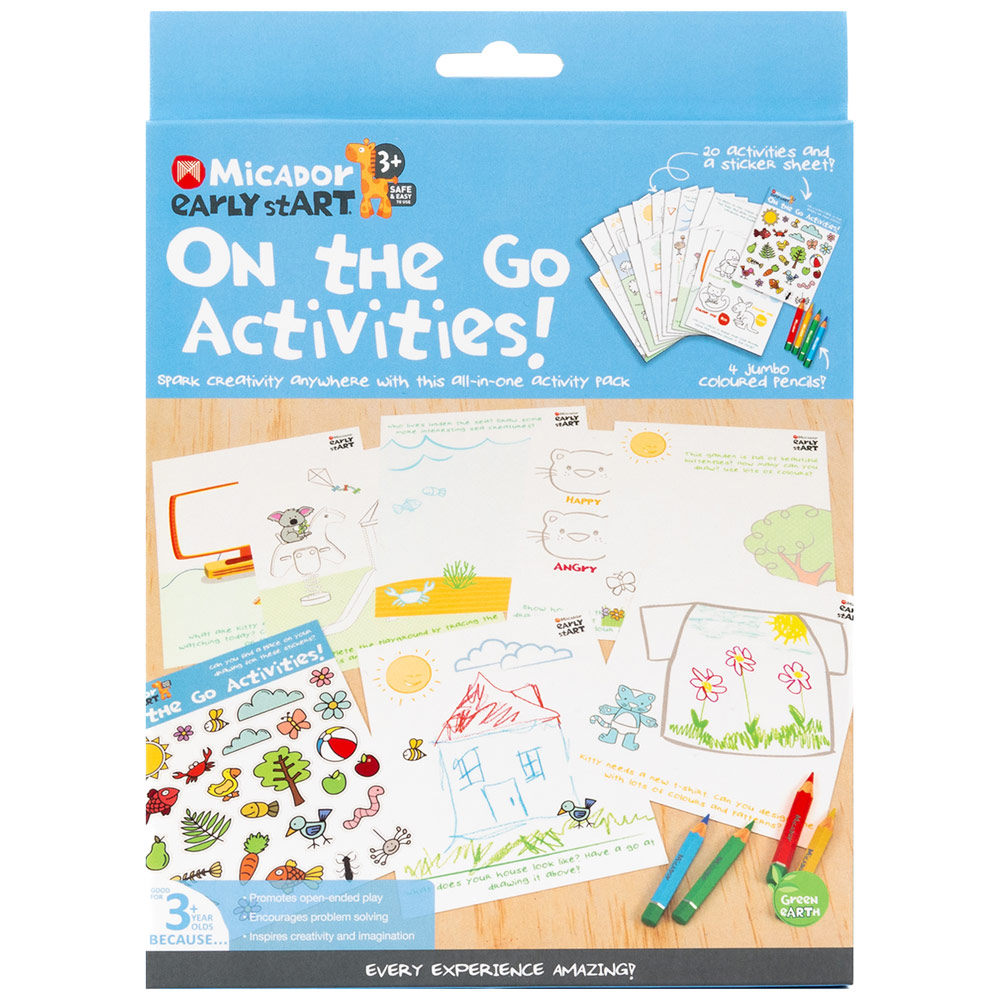 Micador Early StART On The Go Activities! 20 Pack