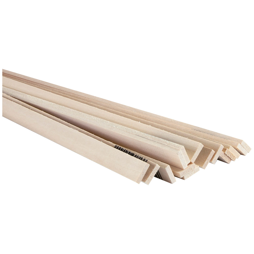 Basswood Strip 1/8 x 1/2 x 24"