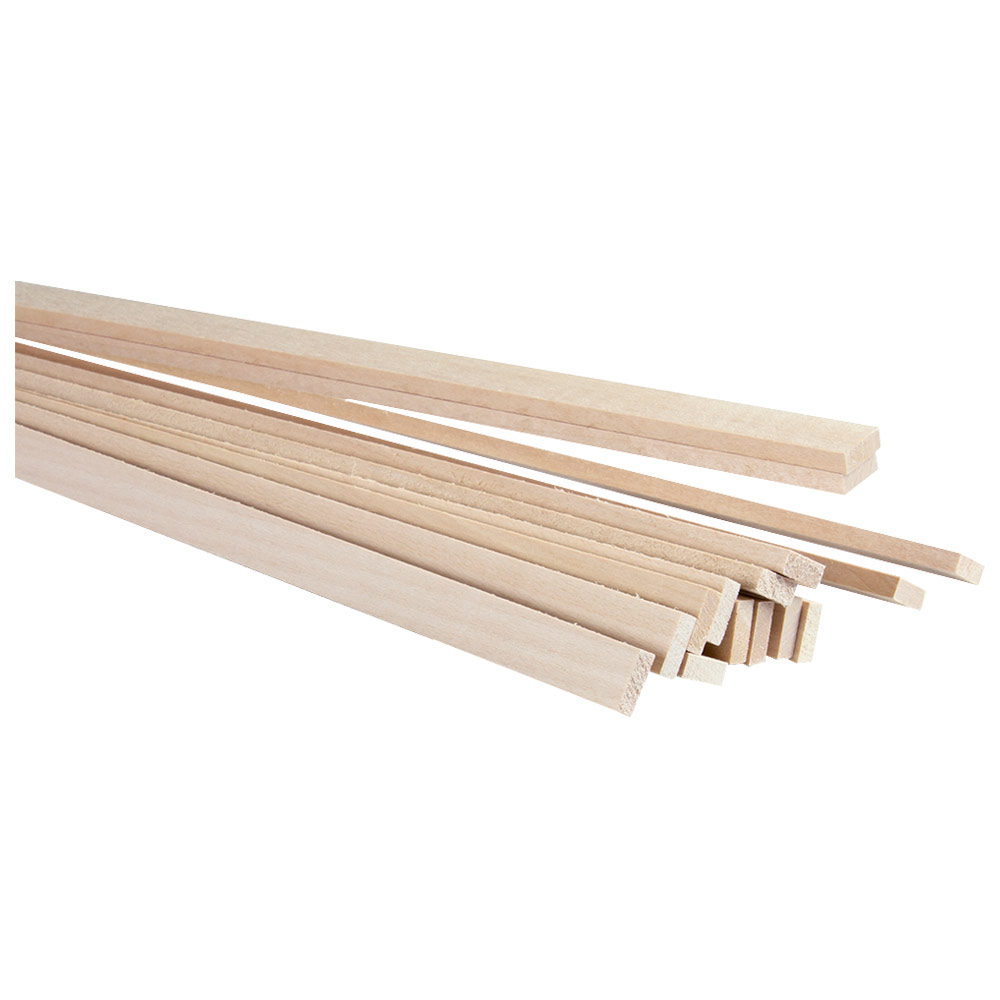 Basswood Strip 3/16 x 1/2 x 24"