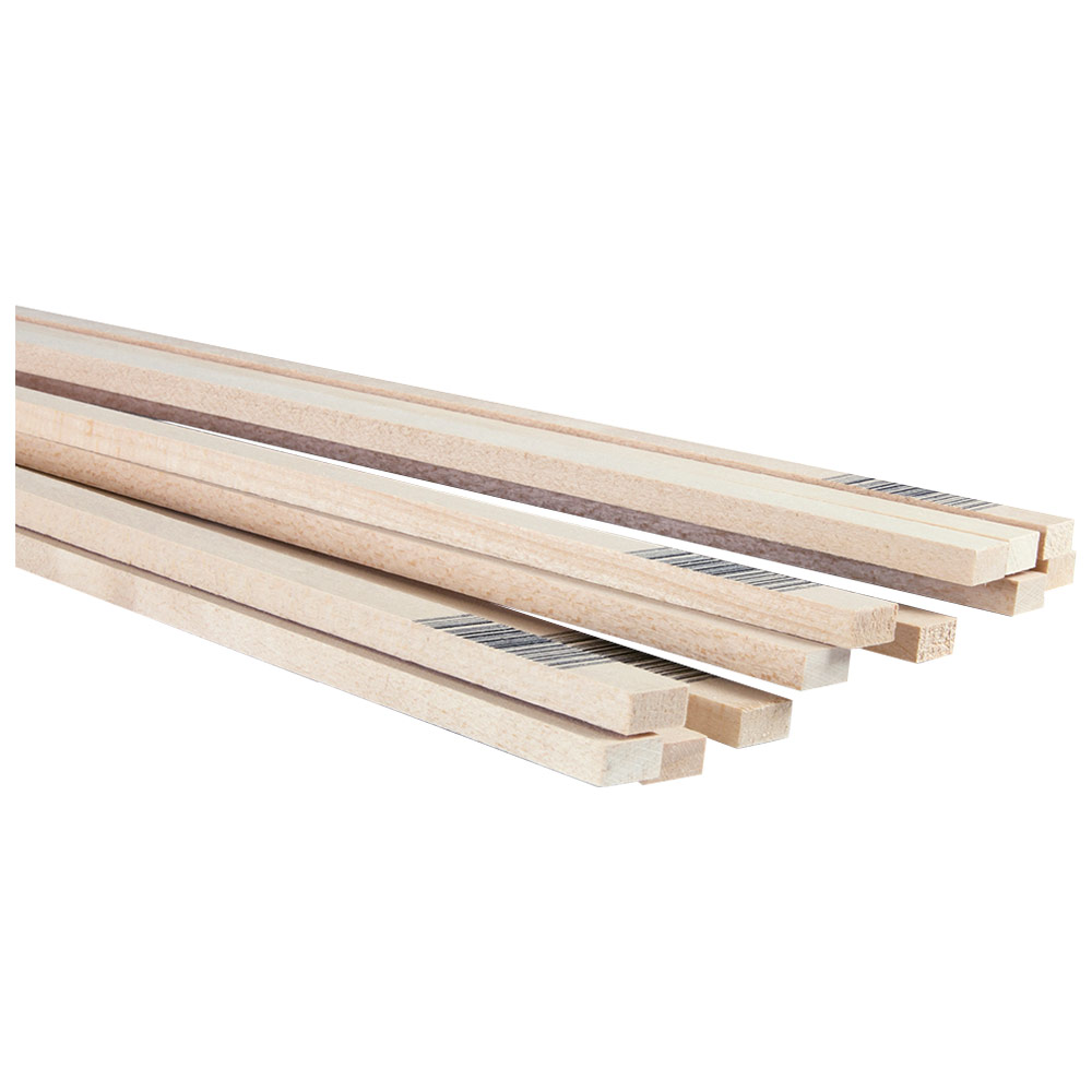 Basswood Strip 1/4 x 1/2 x 24"