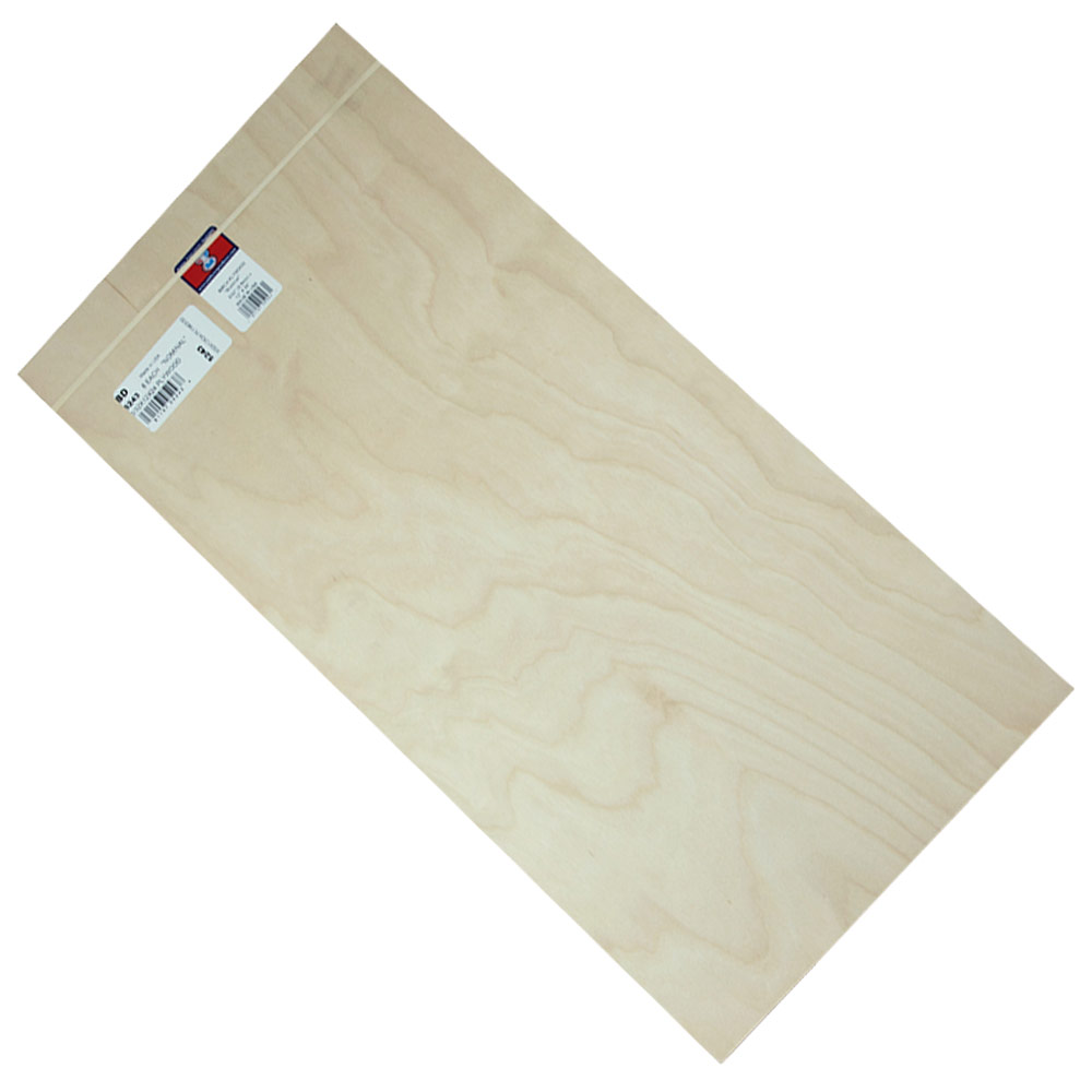 Midwest Products Birch Plywood Sheet 3/32"x12"x24"
