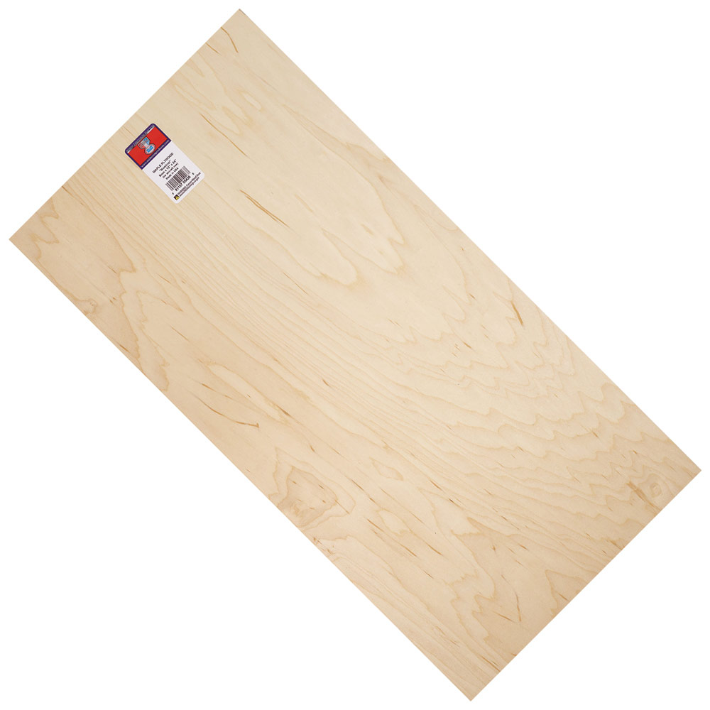 Midwest Products Maple Plywood Sheet 3/8"x12"x24"