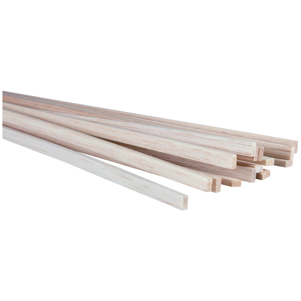 Balsa Strip 3/16 x 1/4 x 36"