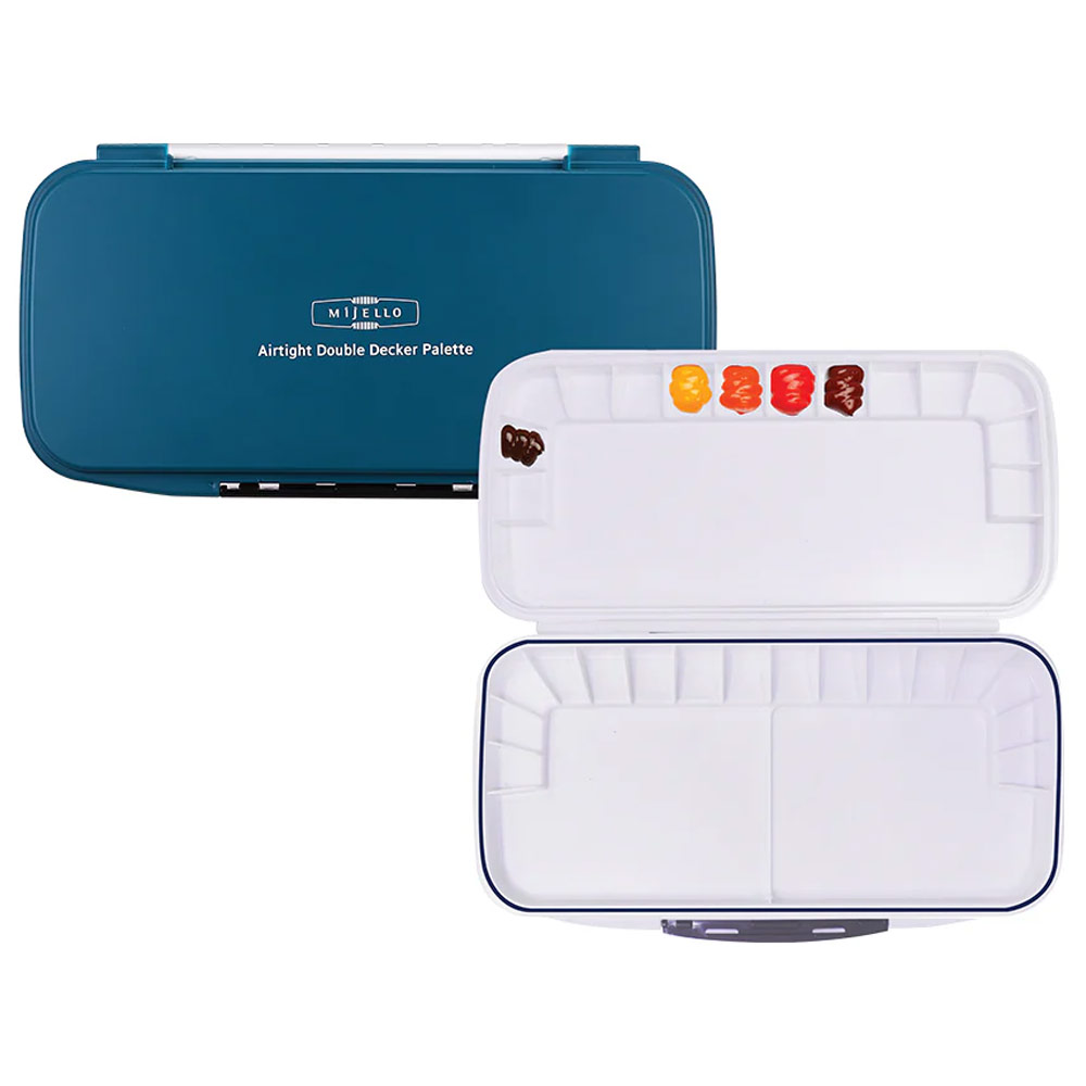 Mijello Airtight Double Decker Plastic Palette 30 Well