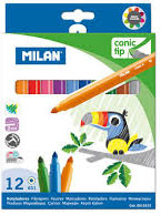Milan Markers Cone Tip 24ct