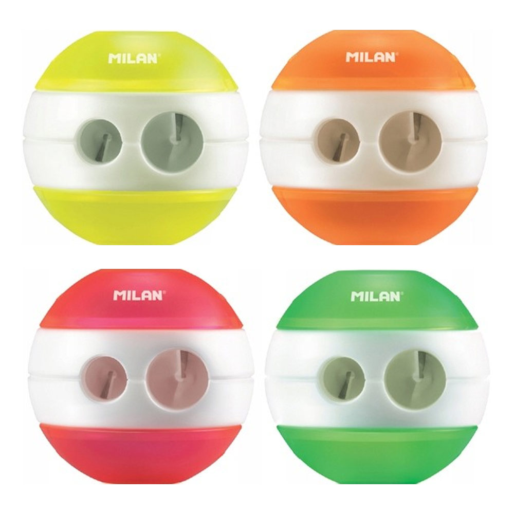 Milan SPHERE 2-Hole Sharpener Fluorescent