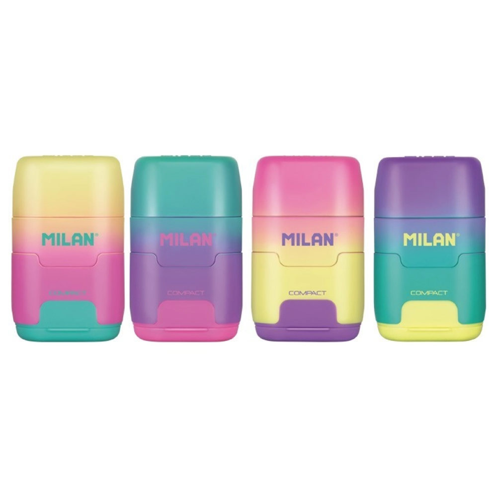 Milan COMPACT Sharpener + Eraser Sunset