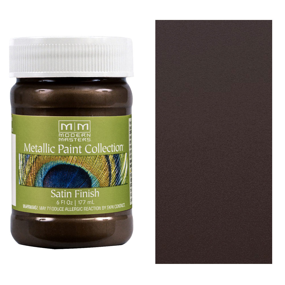 Modern Masters Metallic Paint Satin Finish 6oz Ground Coffee