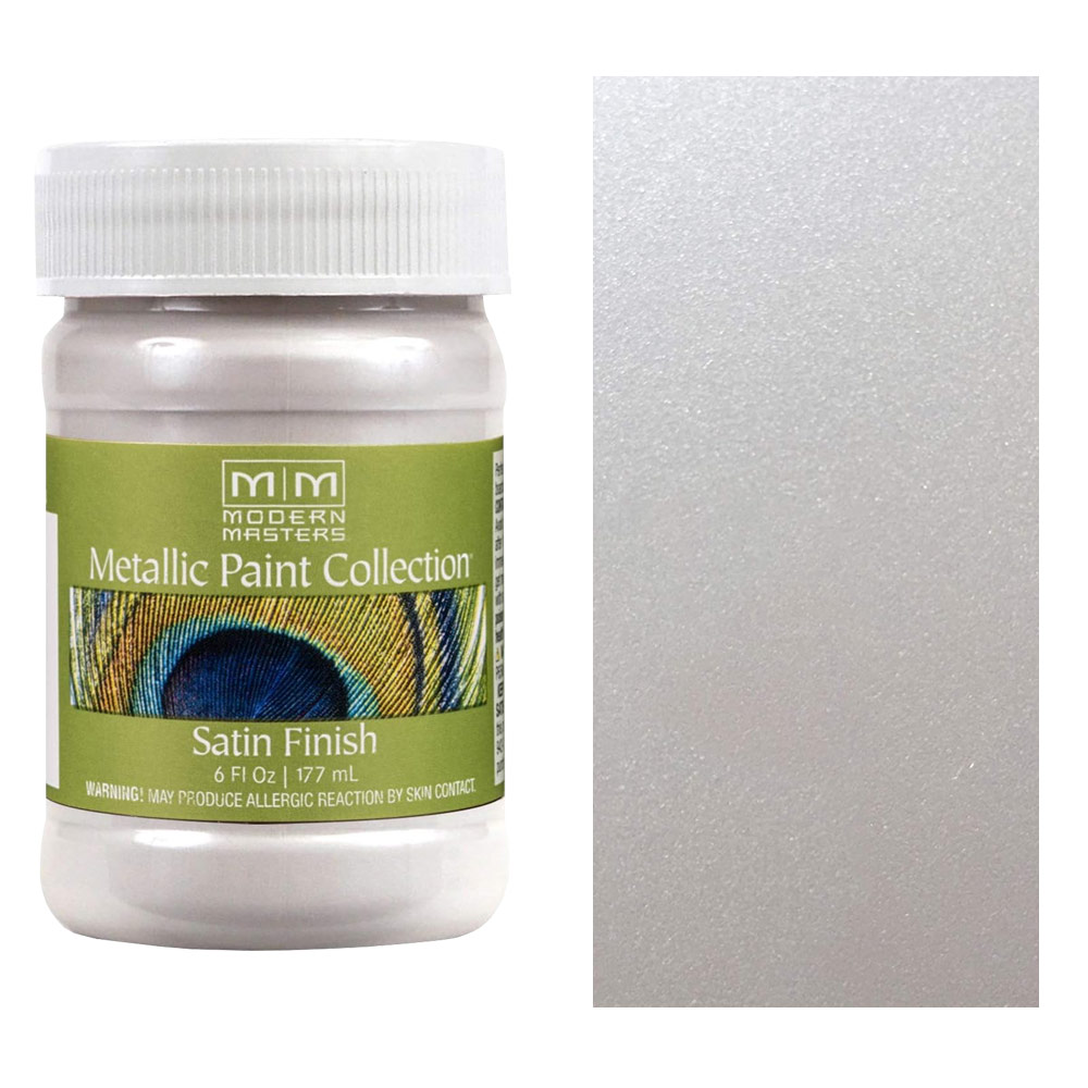 Modern Masters Metallic Paint Satin Finish 6oz Oyster