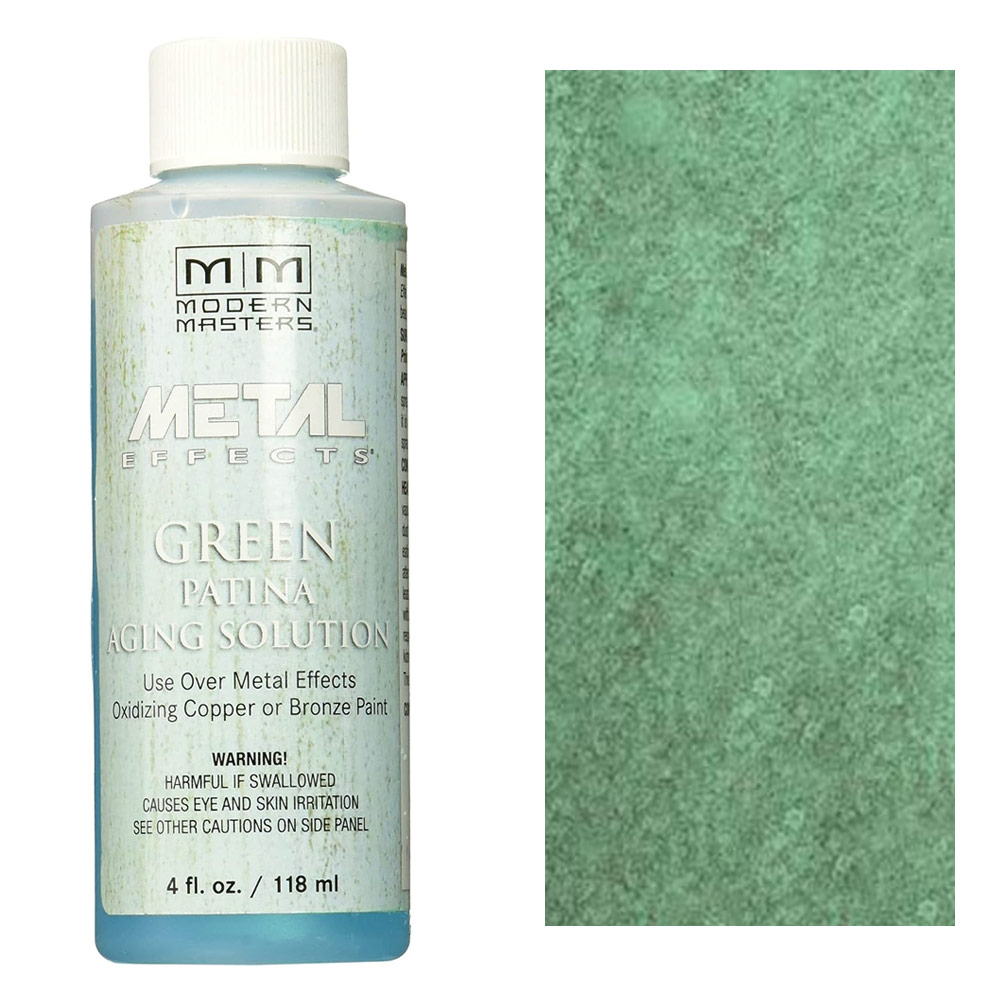 Modern Masters Metal Effects Patina Aging Solution 4oz Green