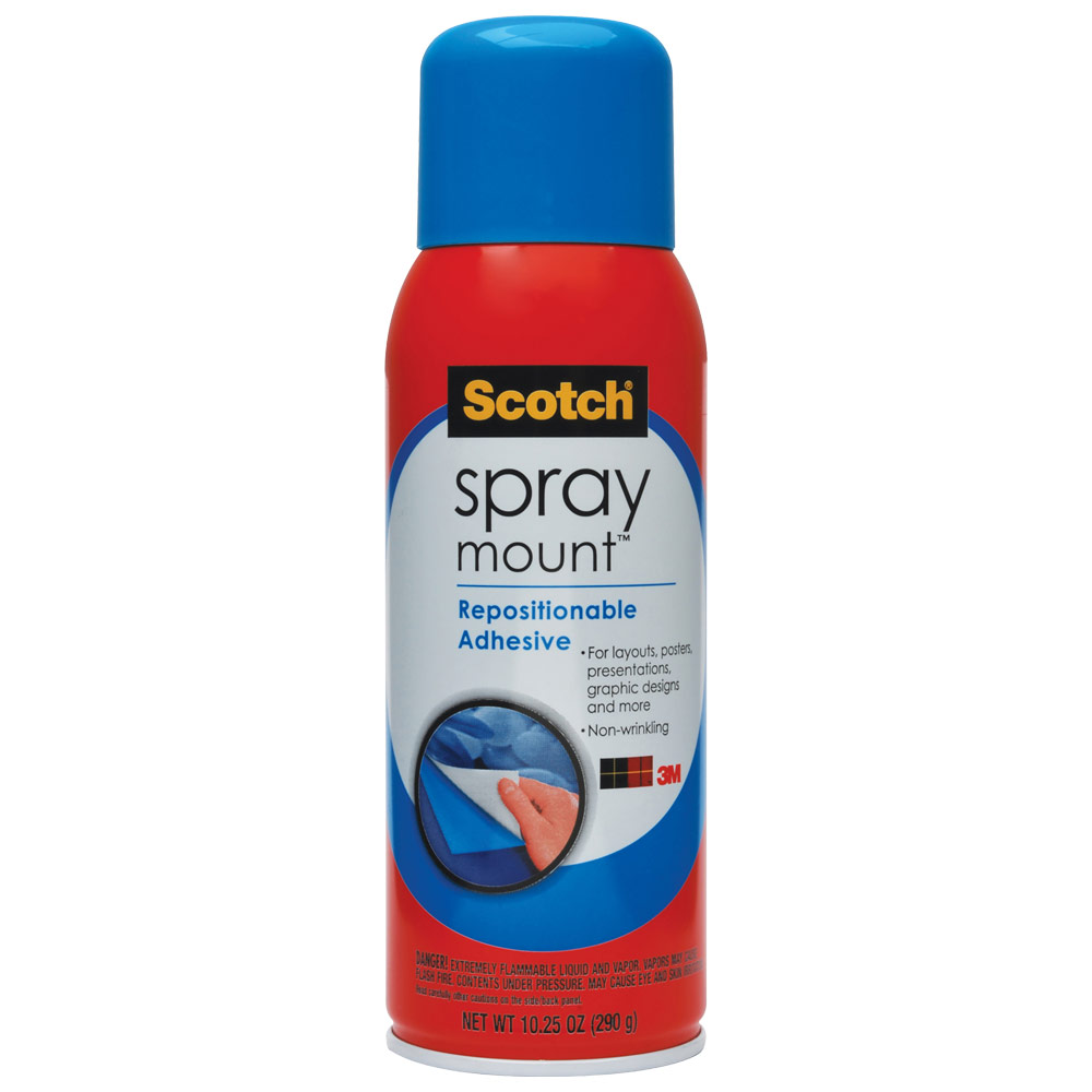 3M Scotch Spray Mount Repositionable Spray Adhesive 10.25oz