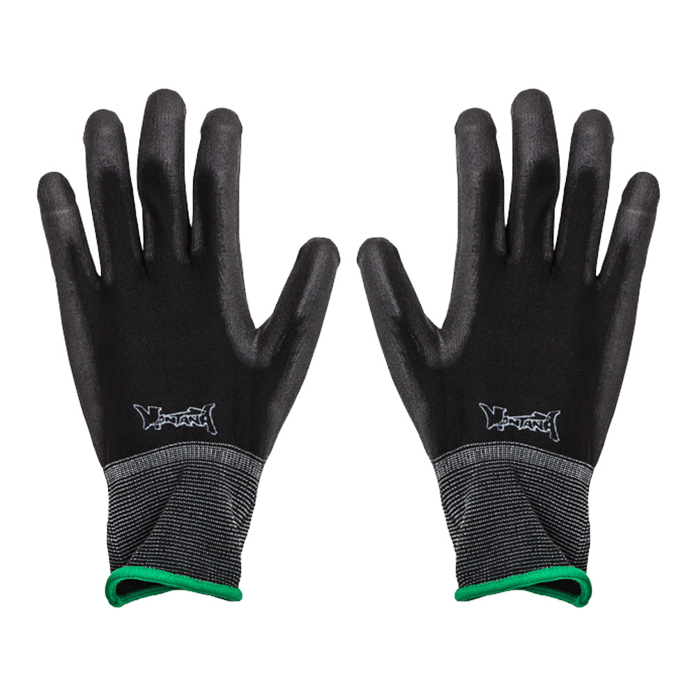 Montana Nylon Gloves Black Medium