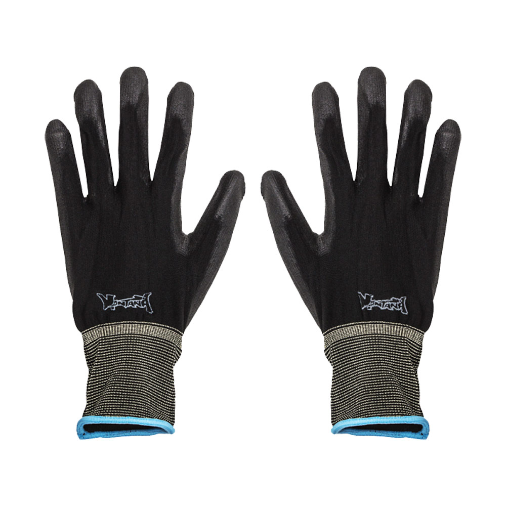 Montana Nylon Gloves Black Large