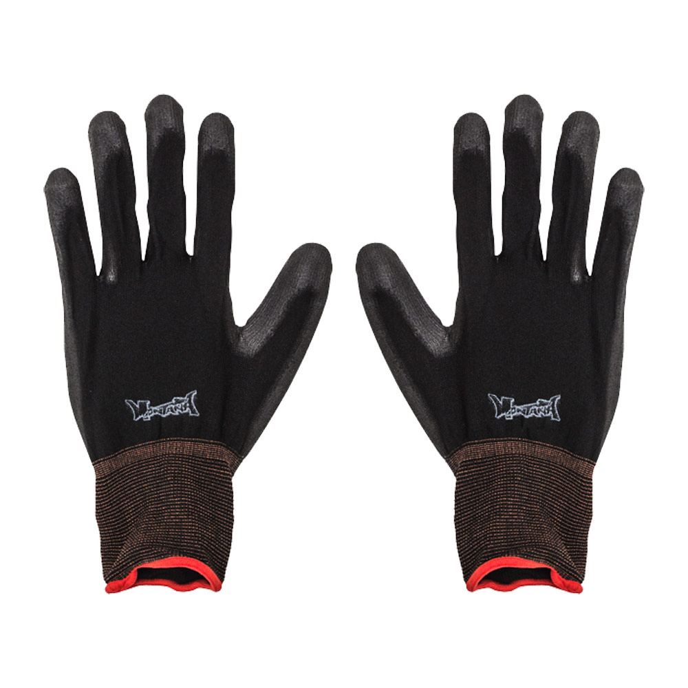 Montana Nylon Gloves Black Extra Large