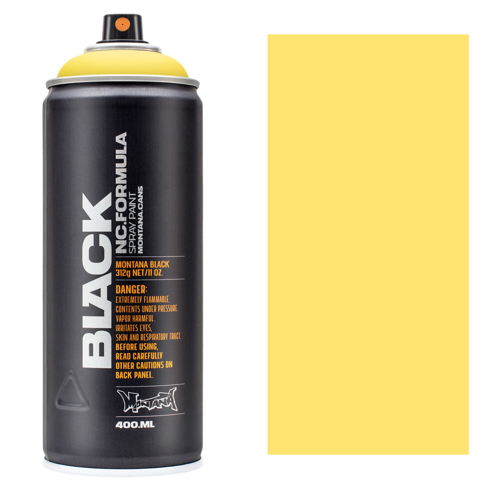 Montana BLACK Spray Paint 400ml Easter Yellow