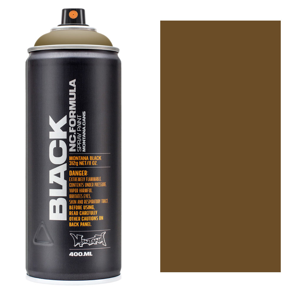 Montana BLACK Spray Paint 400ml Bombay