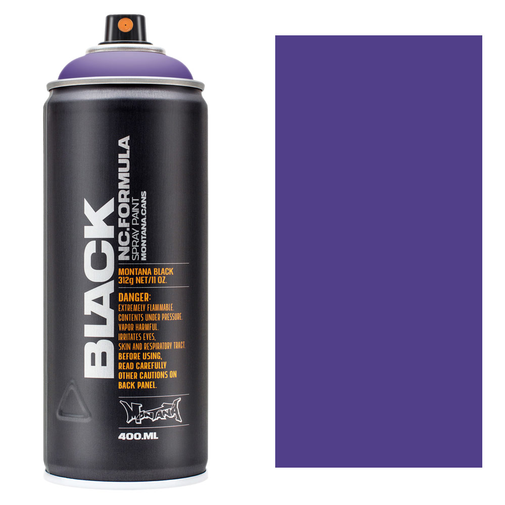 Montana BLACK Spray Paint 400ml Wizard