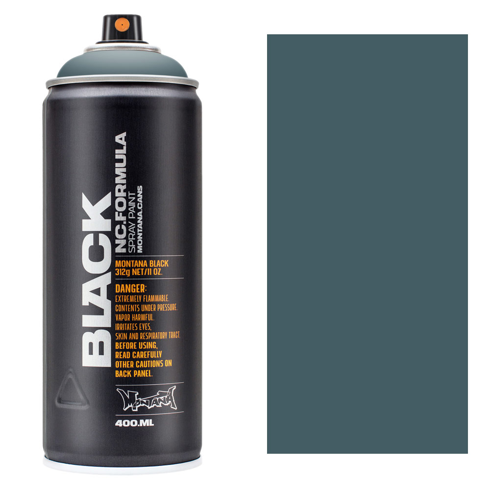 Montana BLACK Spray Paint 400ml Seal