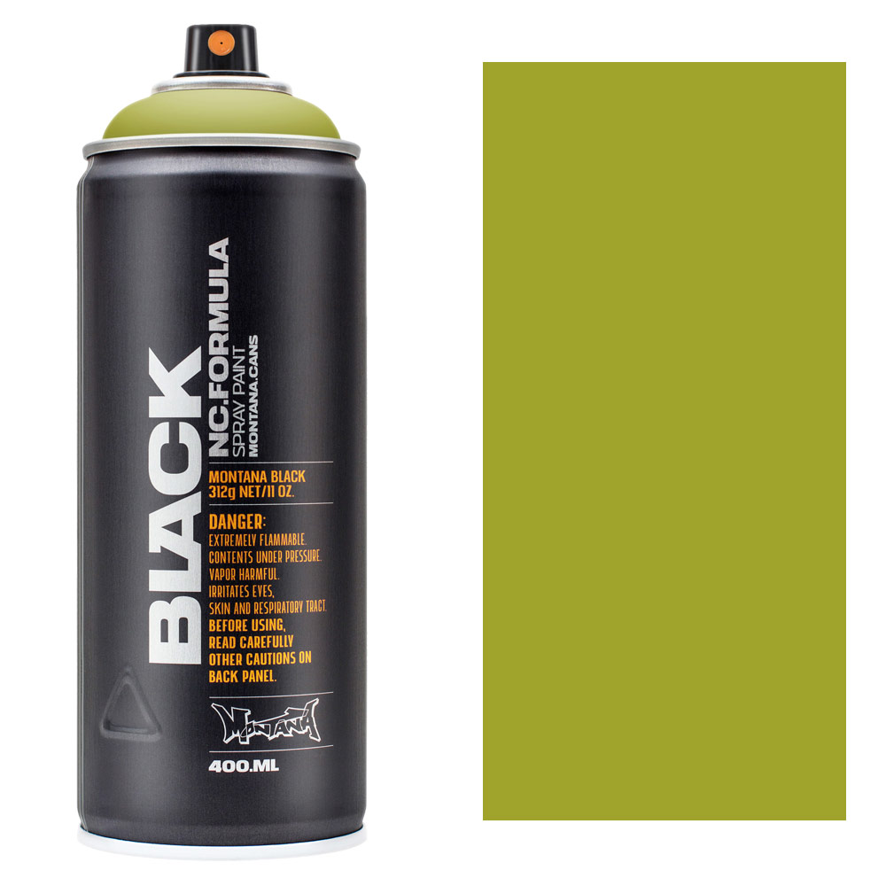 Montana Black Spray Paint - Oasis, 400 ml can