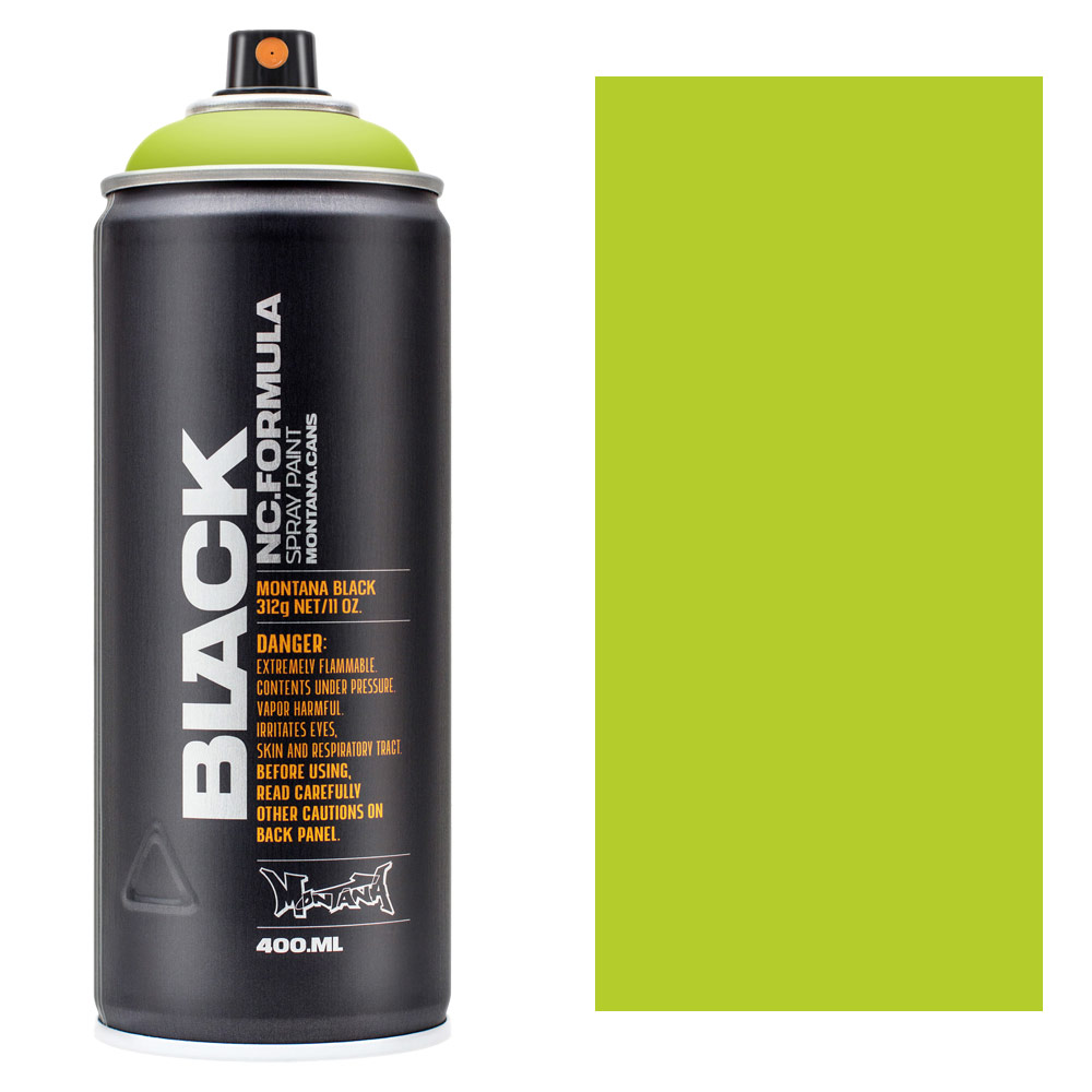 Montana BLACK Spray Paint 400ml Wild Lime