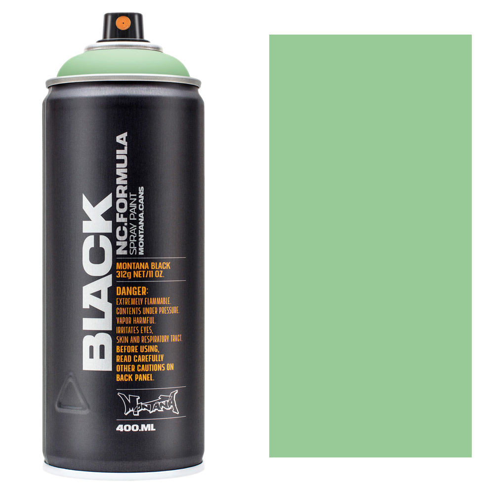 Montana BLACK Spray Paint 400ml E2E Green