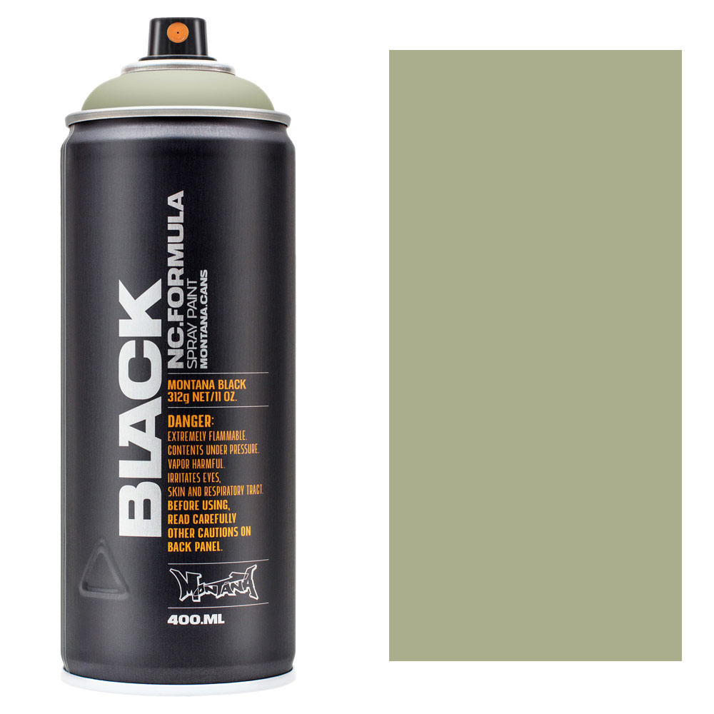 Montana BLACK Spray Paint 400ml Hannibal