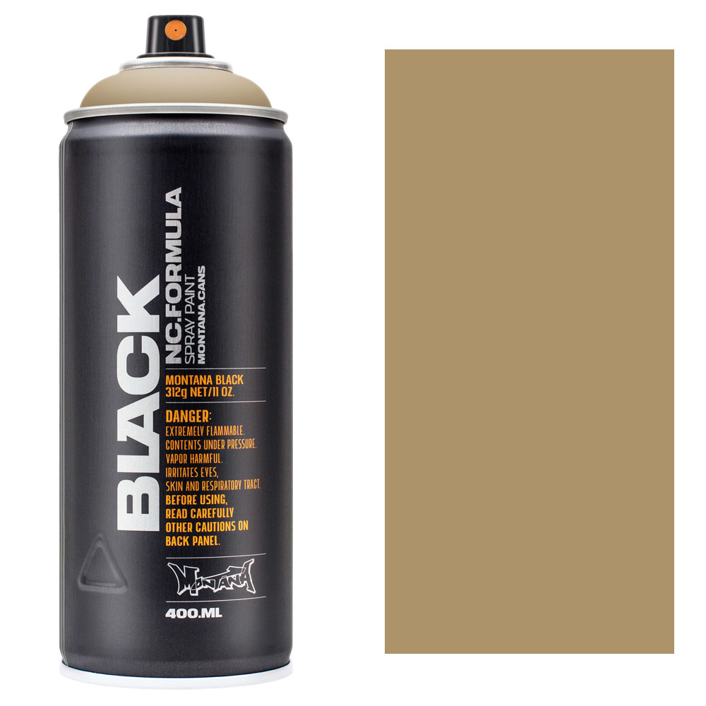 Montana BLACK Spray Paint 400ml Gobi