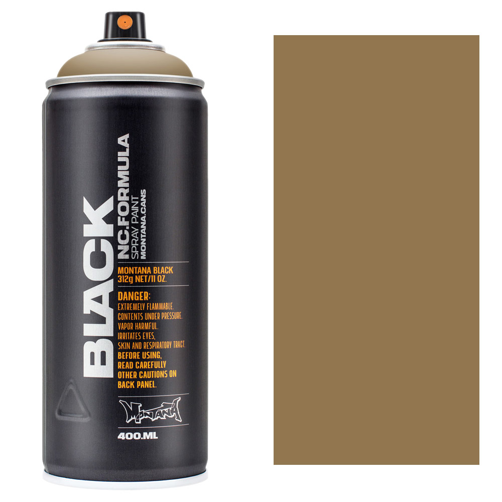 Montana BLACK Spray Paint 400ml Syrian