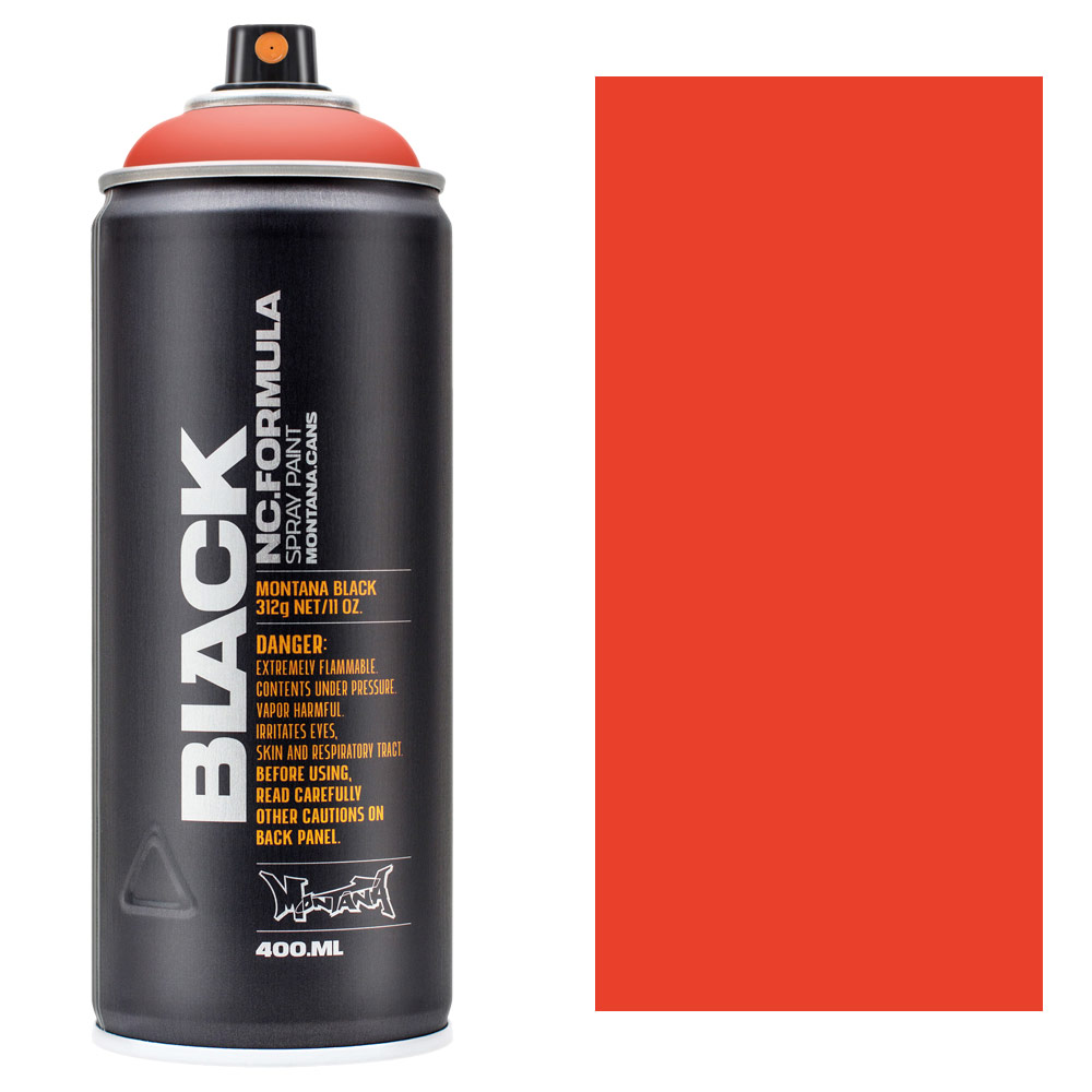 Montana BLACK Spray Paint 400ml Koi