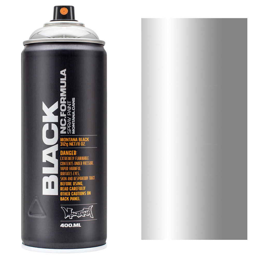 Montana Black Spray Paint Silverchrome