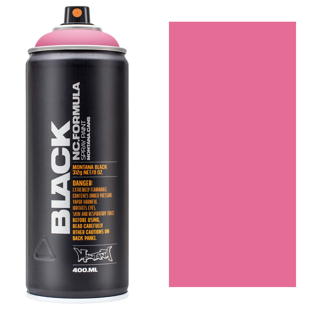 Montana BLACK Spray Paint 400ml True Magenta 50%